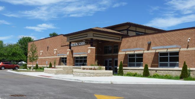 Main Entrance at Madison School